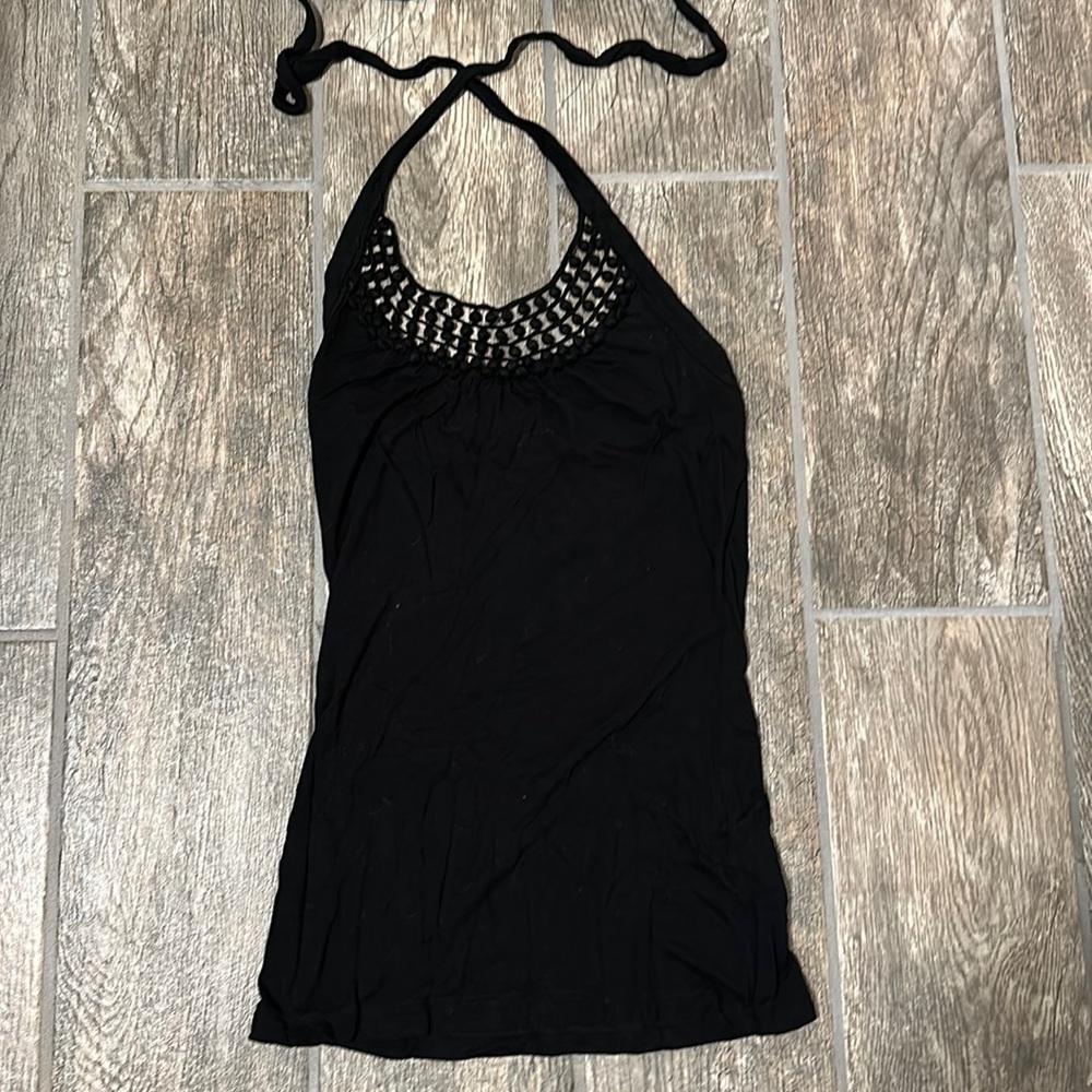 H&M black halter top XS